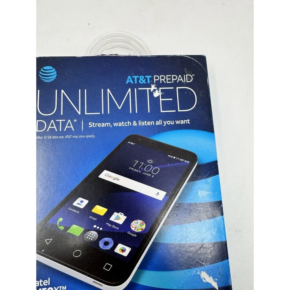 Brand New, AT&T Prepaid Alcatel Cameox Phone